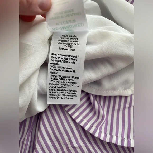 J.Crew cotton cottage core tiered ruffle midi dress - Picture 7 of 7